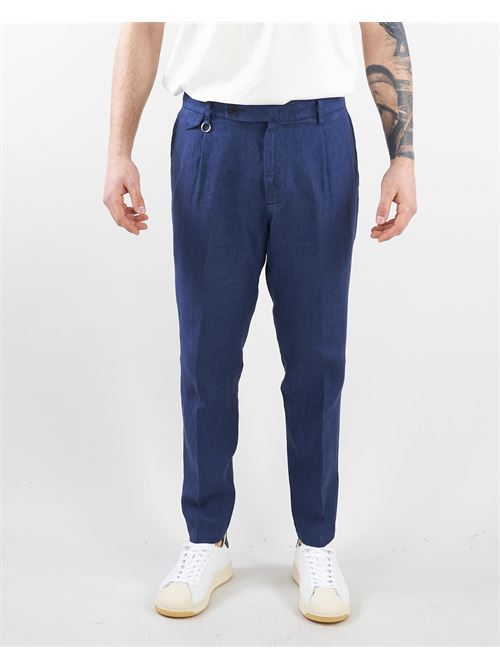 Linen trousers with pences Golden Craft GOLDEN CRAFT | Trousers | GC1PSS236584E044